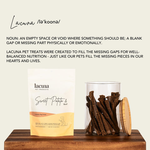 Sweet Potato and Beef Stick Dog Treat