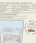 Lacuna pet bison liver pet treats nutritional information, 100% bison liver 
