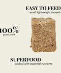 100% pure pork pet treats, for both dog and cats